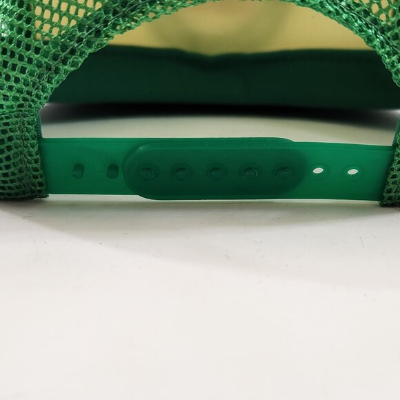 Overland Freight Lanes Trucker Hat Mesh Back Snapback Cap Size M/L White & Green - Picture 5 of 8